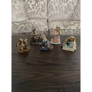 Boyds Bears Folkstone Collection – Lot of 5 (Bearstone, Yesterday’s)